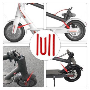 Pegatina reflectante embellecedor (4 Uds) - Xiaomi Patinete Scooter Pro / M365