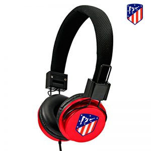 Auriculares Cascos Jack 3,5 mm Licencia Fútbol Atlético de Madrid