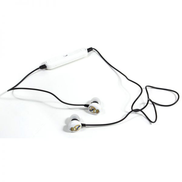 Auriculares Stereo Bluetooth Deportivos Universal Licencia Fútbol Real Madrid - Imagen 3
