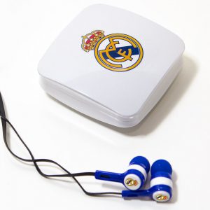 Auriculares Botón Stereo Jack 3.5 mm Licencia Fútbol Real Madrid C.F.
