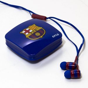 Auriculares Botón Stereo Jack 3.5 mm Licencia Fútbol FC Barcelona