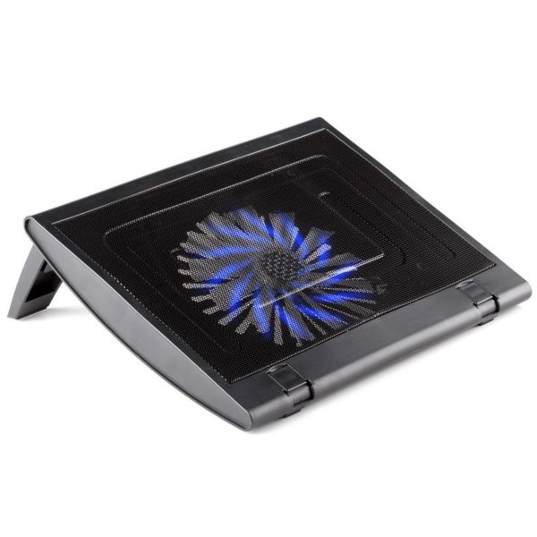 Soporte Ventilador Ordenadores Portátiles NGS Turbo Stand Negro