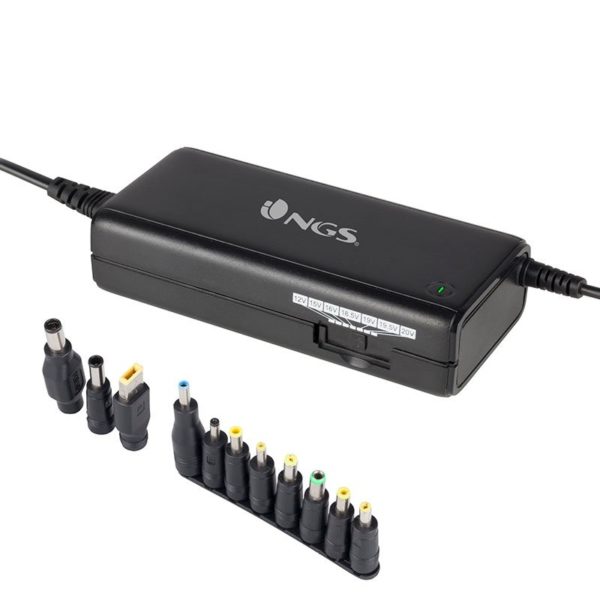 Cargador Red Universal Orden. Portátiles 90w Ban Manual NGS (11 conectores)