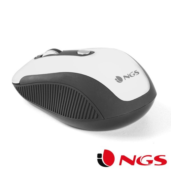 Ratón Inalámbrico NGS Haze Blanco - Imagen 2