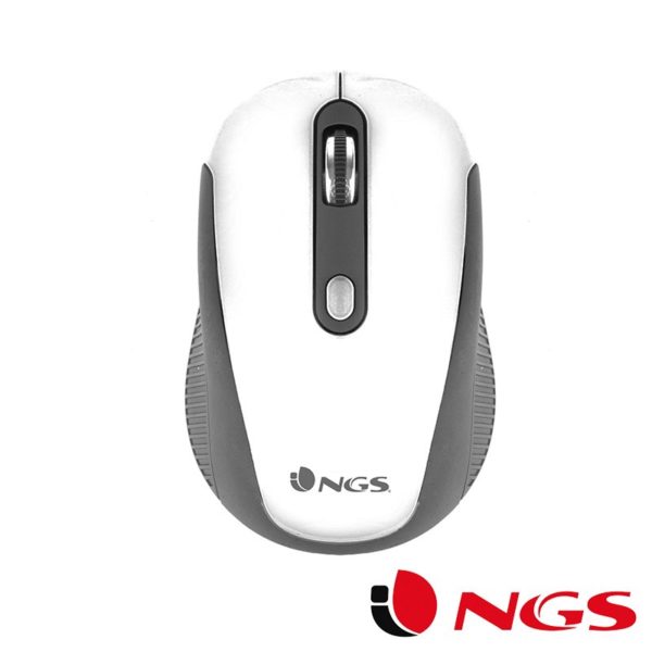 Ratón Inalámbrico NGS Haze Blanco - Imagen 3