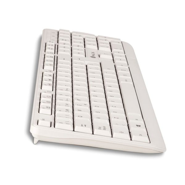 Teclado USB PC Blanco Spike NGS - Imagen 3