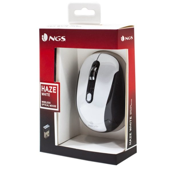 Ratón Inalámbrico NGS Haze Blanco - Imagen 4